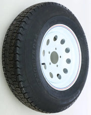 Trailer Tire And Wheel Assembly White 