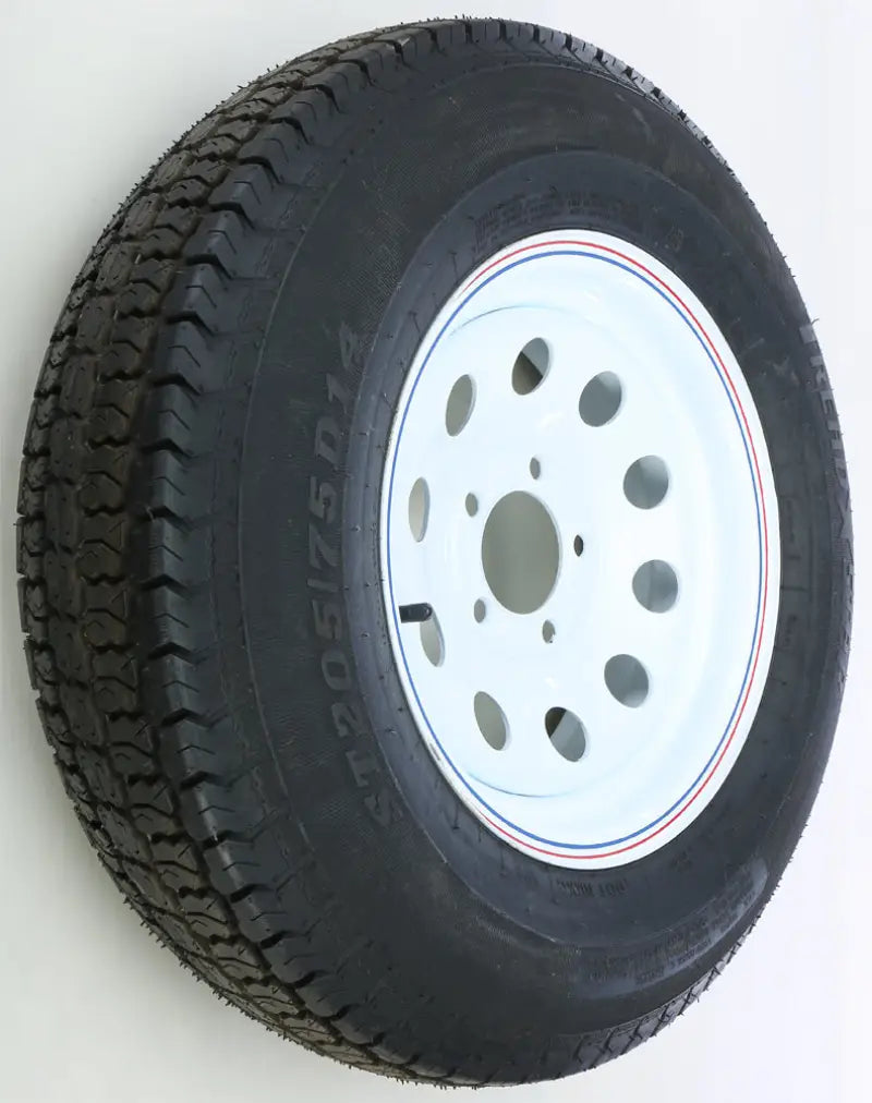 Trailer Tire And Wheel Assembly White 