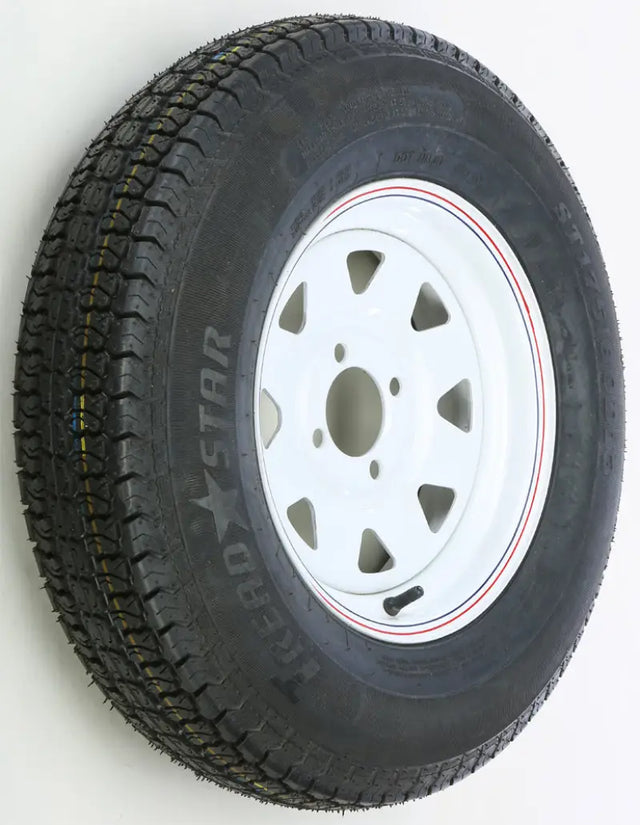 Trailer Tire And Wheel Assembly White 
