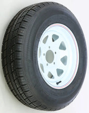 Trailer Tire And Wheel Assembly White 