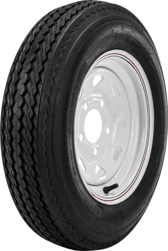Trailer Tire And Wheel Assembly White 