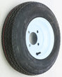Trailer Tire And Wheel Assembly White 