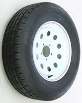 Trailer Tire And Wheel Assembly White 