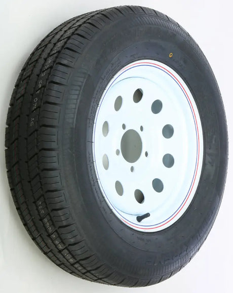 Trailer Tire And Wheel Assembly White 