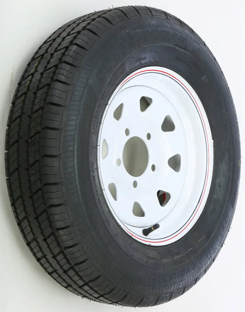 Trailer Tire And Wheel Assembly White 