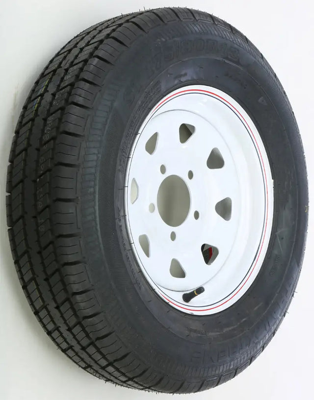 Trailer Tire And Wheel Assembly White 