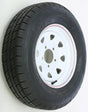 Trailer Tire And Wheel Assembly White 