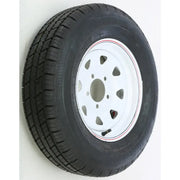 Trailer Tire And Wheel Assembly White 