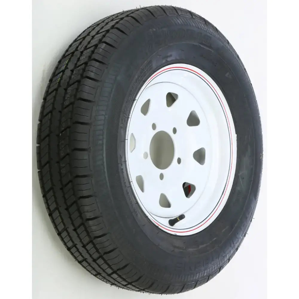 Trailer Tire And Wheel Assembly White 