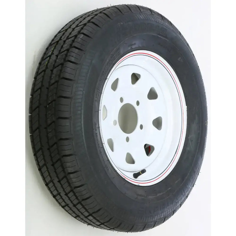 Trailer Tire And Wheel Assembly White 