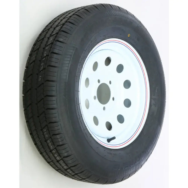 Trailer Tire And Wheel Assembly White 