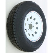 Trailer Tire And Wheel Assembly White 