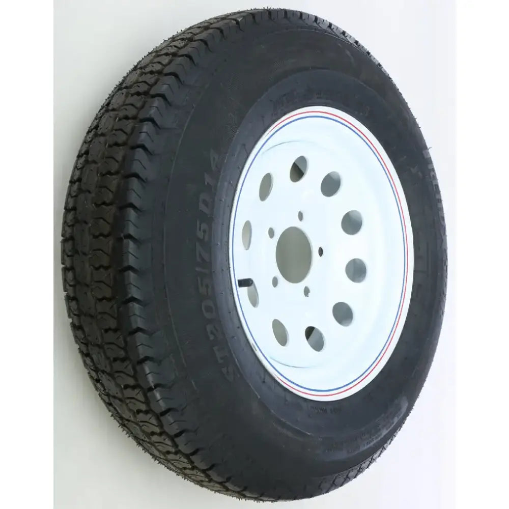 Trailer Tire And Wheel Assembly White 
