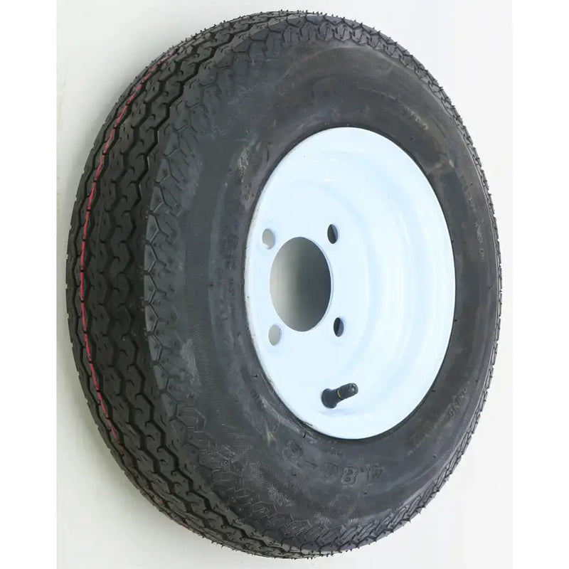 Trailer Tire And Wheel Assembly White 
