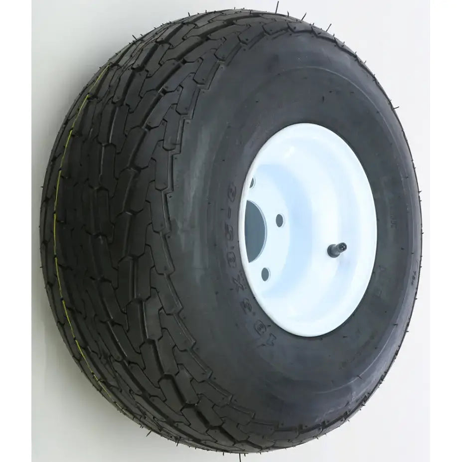 Trailer Tire And Wheel Assembly White 