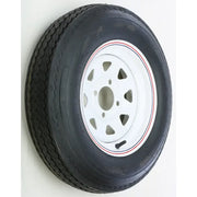 Trailer Tire And Wheel Assembly White 