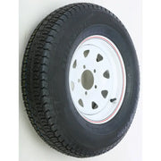 Trailer Tire And Wheel Assembly White 