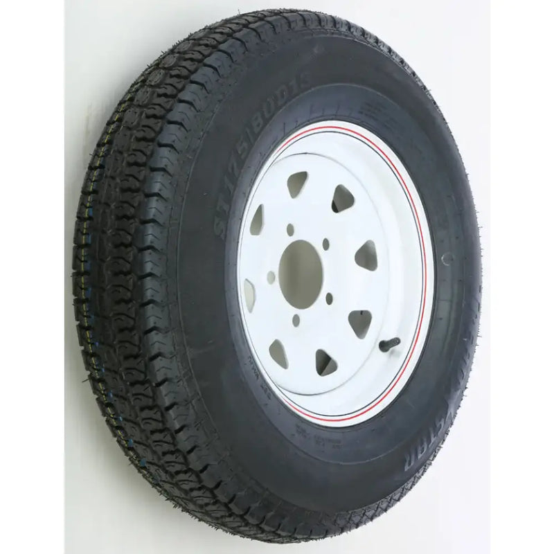 Trailer Tire And Wheel Assembly White 