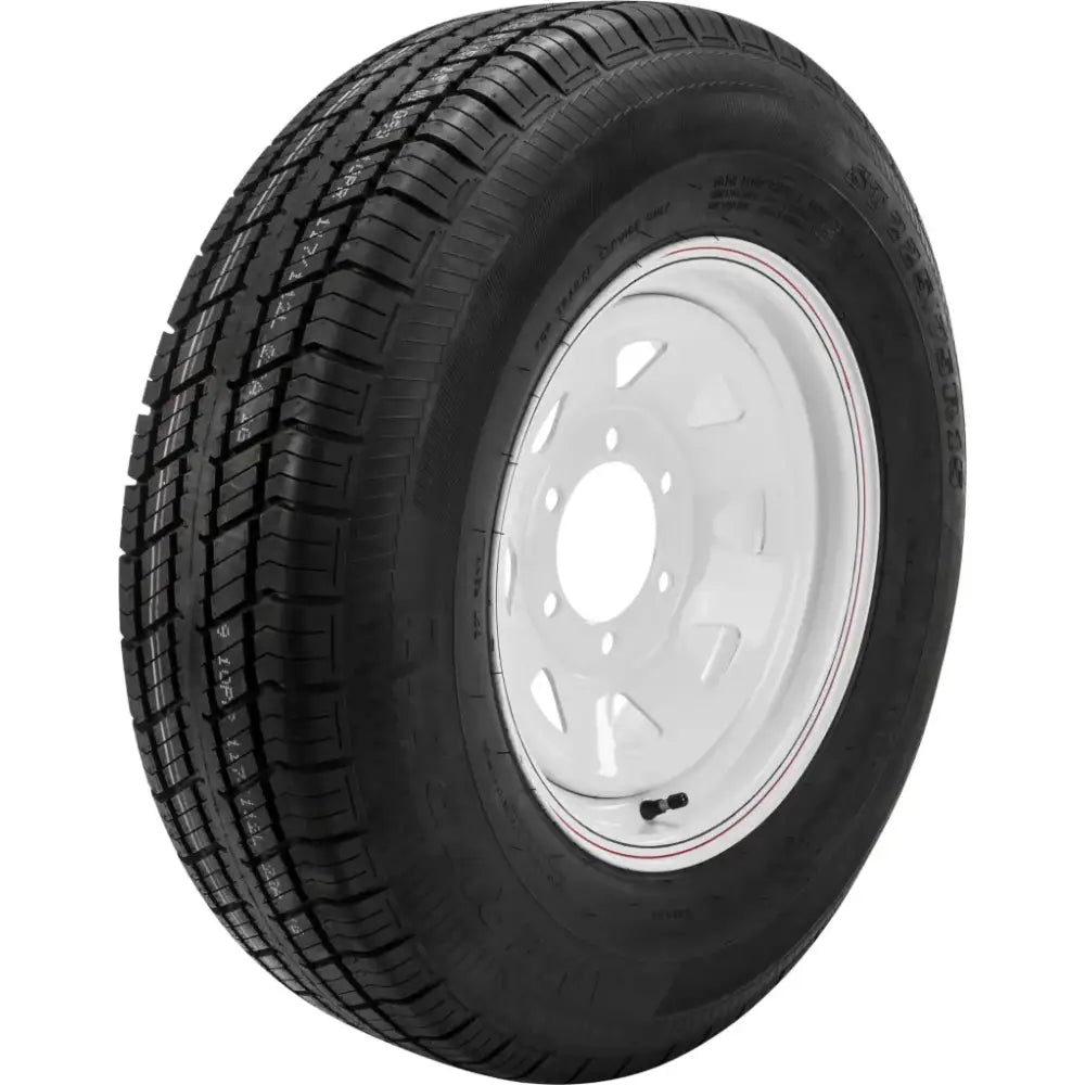 Trailer Tire And Wheel Assembly White 
