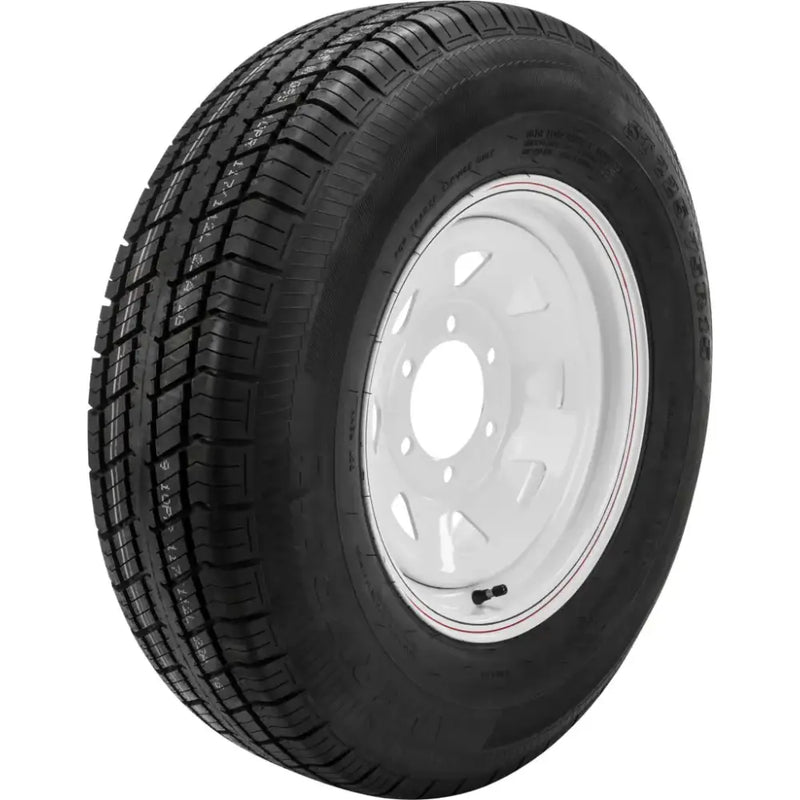 Trailer Tire And Wheel Assembly White 