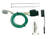 Trailer Wiring Connector 4-Way Flat; Utilizes OEM Connectors; With Dust Cover/ Ground Screws And Grease Packet - Truck