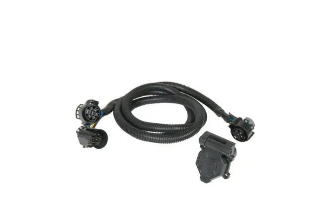 Trailer Wiring Connector Fifth Wheel Harness; 7-Way Blade; Sideurance * Blade With Reinforced 90 Degree Angle; Plugs