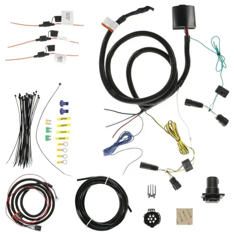 Trailer Wiring Connector Harness; 7-Way and Plug Play For Brake Control - Truck & Automotive