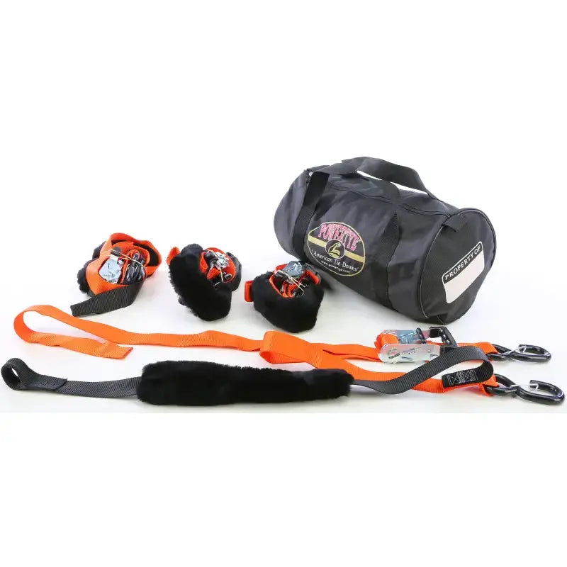 TRAILERKIT-89 Powertye Fat Strap Trailer Kit Orange 1.5"X6.5' 