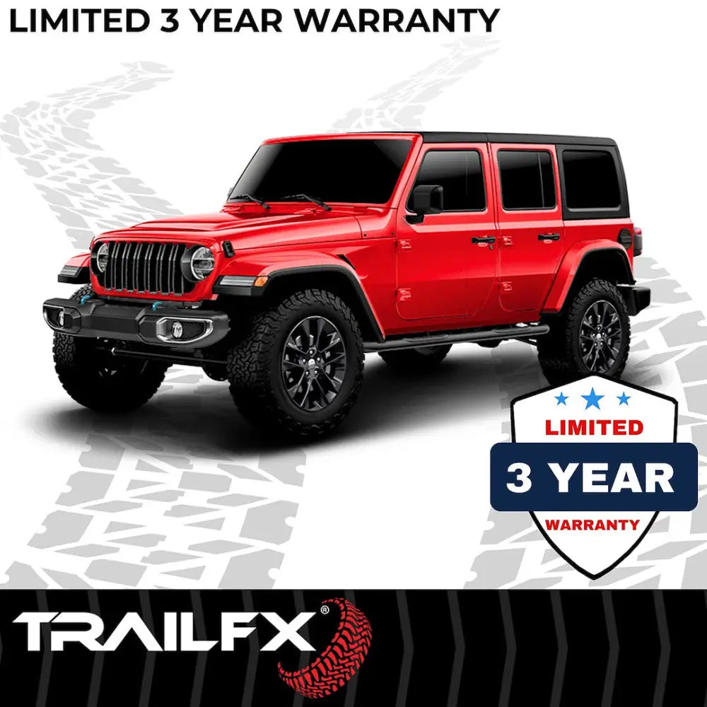Trailfx Limited Lifetime Warranty Nerf Bar A0068T - Round Tacoma