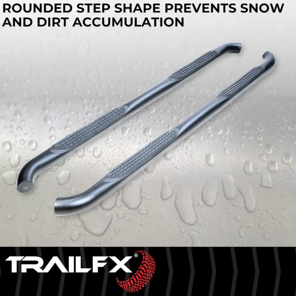 Trailfx Limited Lifetime Warranty Nerf Bar A0068T - Round Tacoma