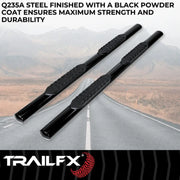 Trailfx A1533B Nerf Bar - Black