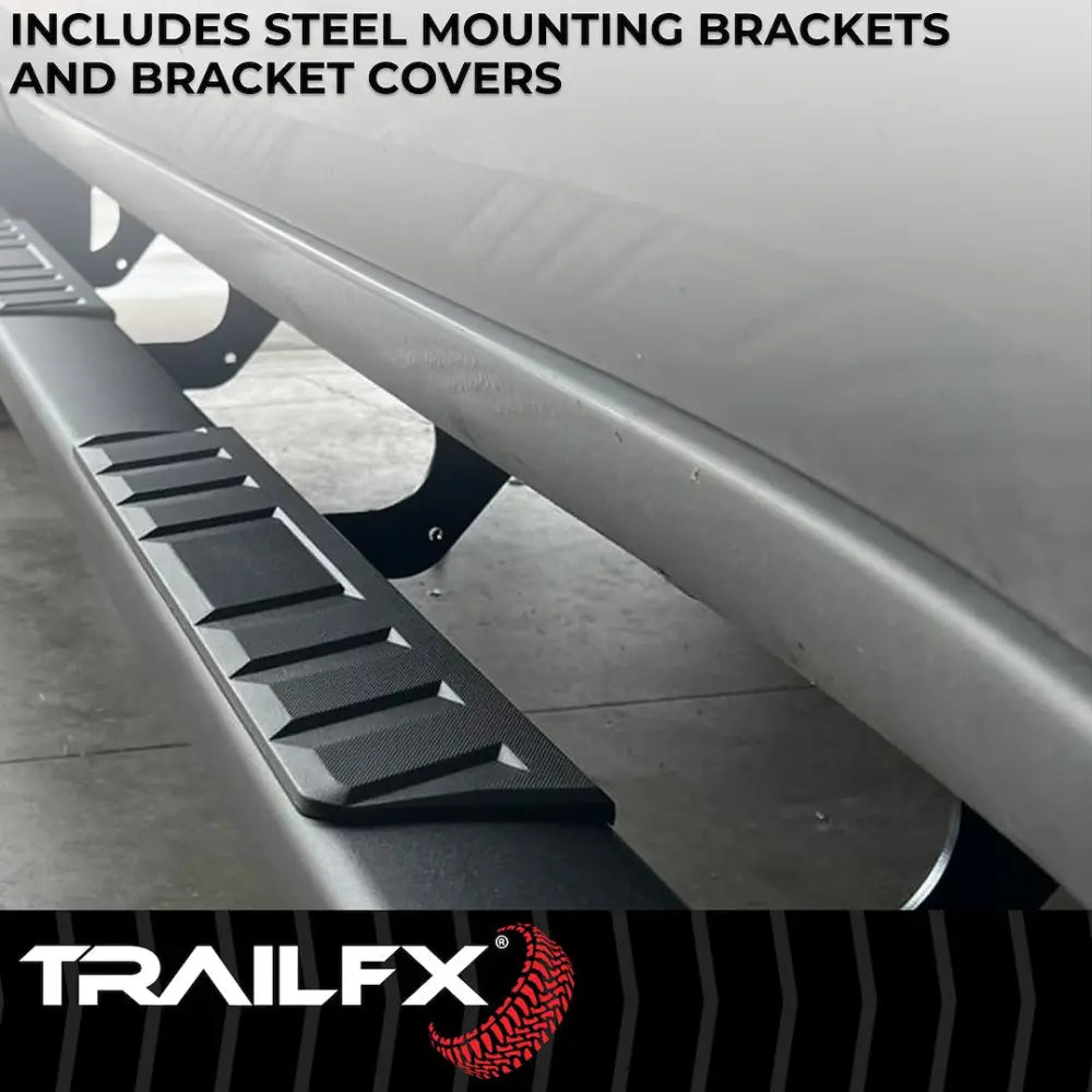 Trailfx Limited Lifetime Warranty Nerf Bar A4023B - T4 Tacoma Double Cab