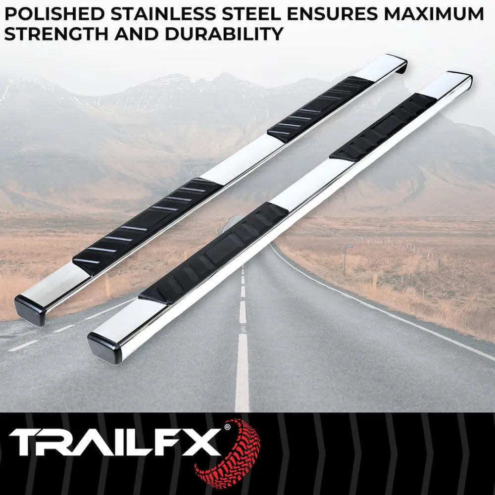 Trailfx Limited Lifetime Warranty Nerf Bar A4023S - T4 Tacoma Double Cab