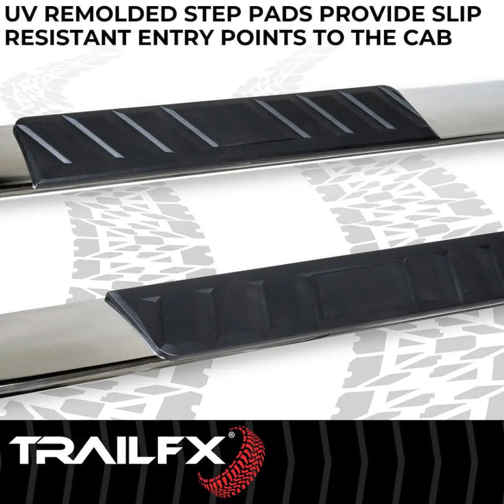 Trailfx Limited Lifetime Warranty Nerf Bar A4023S - T4 Tacoma Double Cab