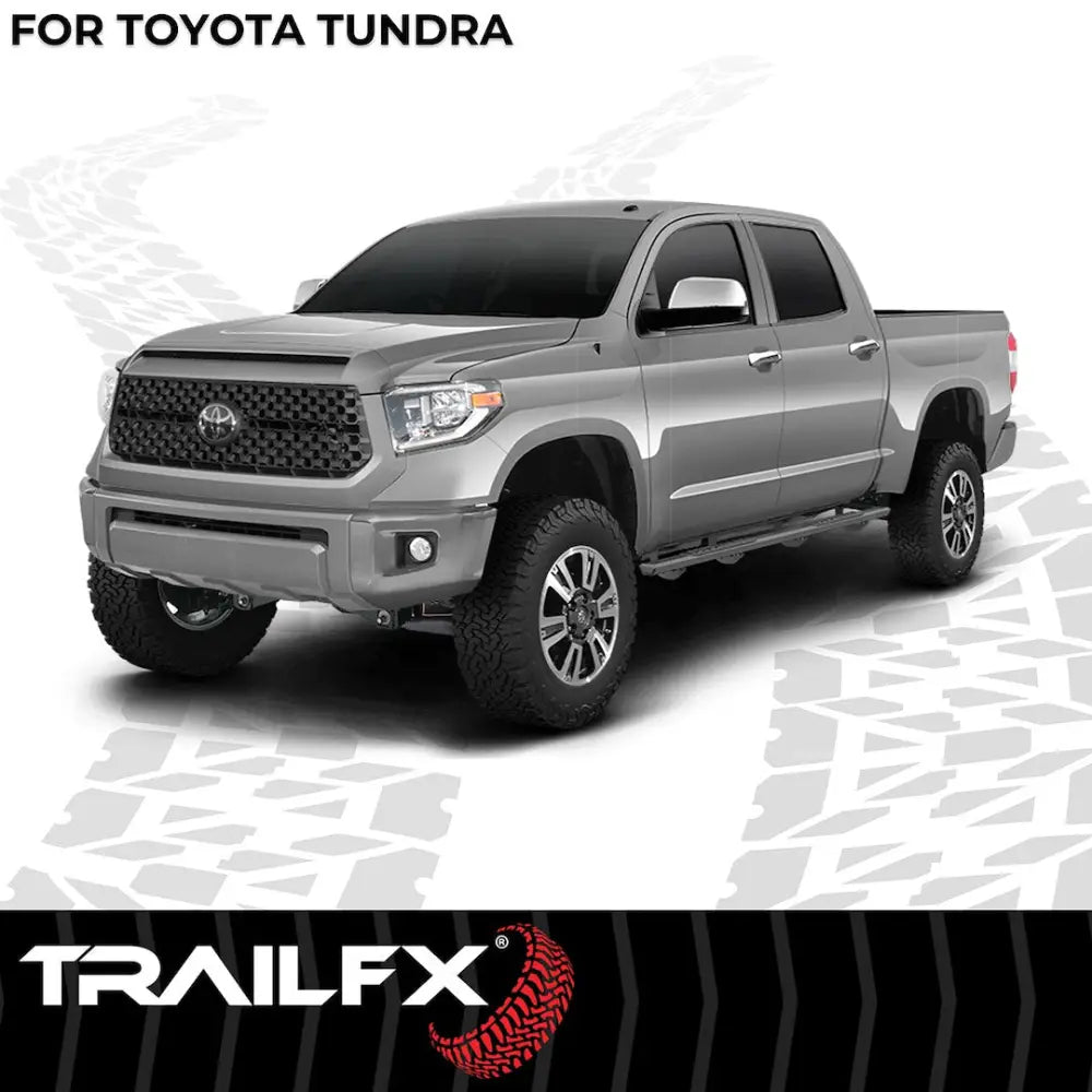 Trailfx Limited Lifetime Warranty Nerf Bar AL4024B - A4 Tacoma Double Cab