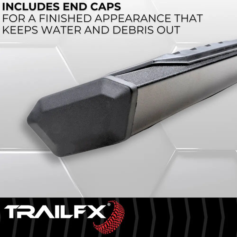 Trailfx Limited Lifetime Warranty Nerf Bar AL4024B - A4 Tacoma Double Cab