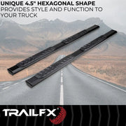Trailfx Limited Lifetime Warranty Nerf Bar AL4027B - A4 4Runner