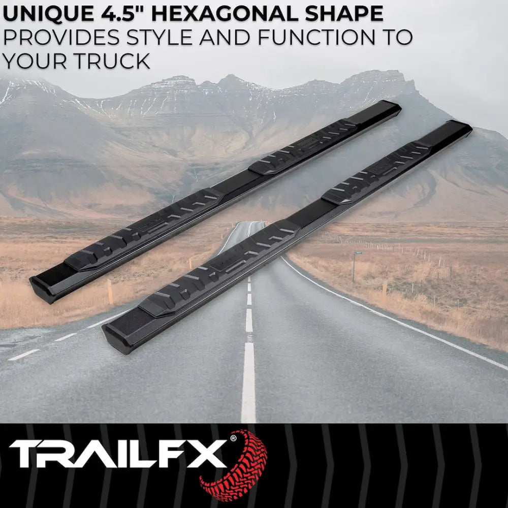 Trailfx Limited Lifetime Warranty Nerf Bar AL4027B - A4 4Runner