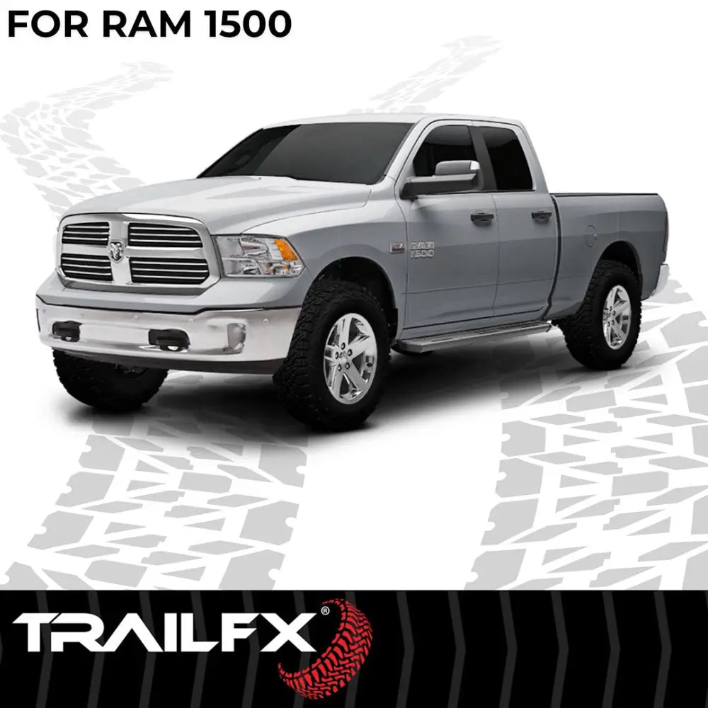 Trailfx Limited Lifetime Warranty Running Board AL6010B - A6 RB Ram 1500 Quad