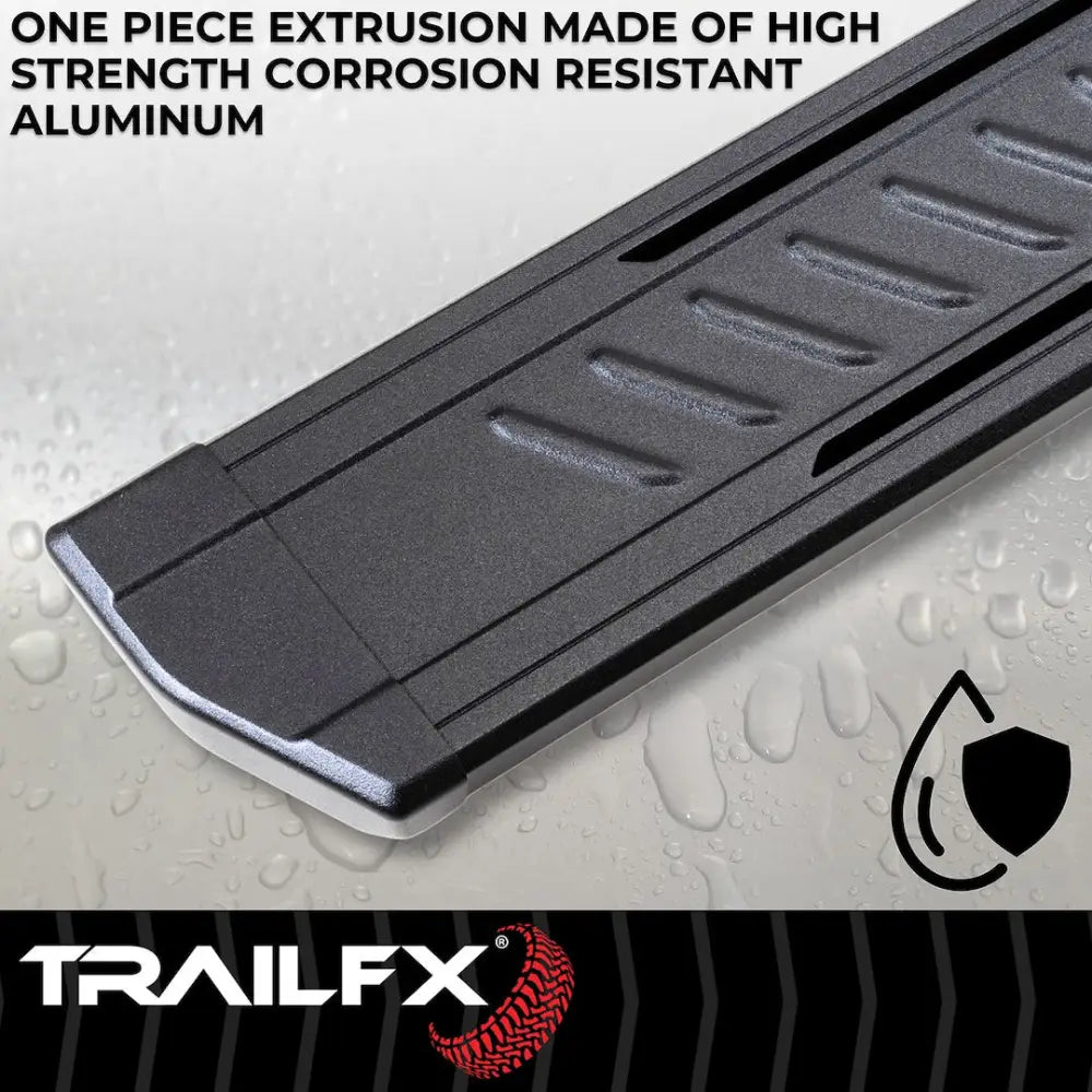 Trailfx Limited Lifetime Warranty Running Board AL6013B - A6 RB Ram 1500 Crew