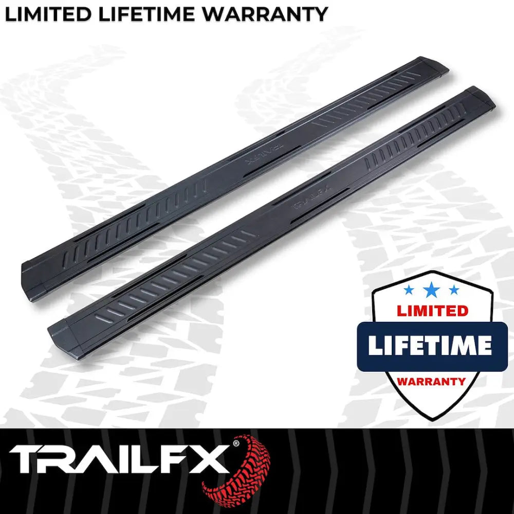 Trailfx Limited Lifetime Warranty Running Board AL6016B - A6 RB Tundra Crew Max