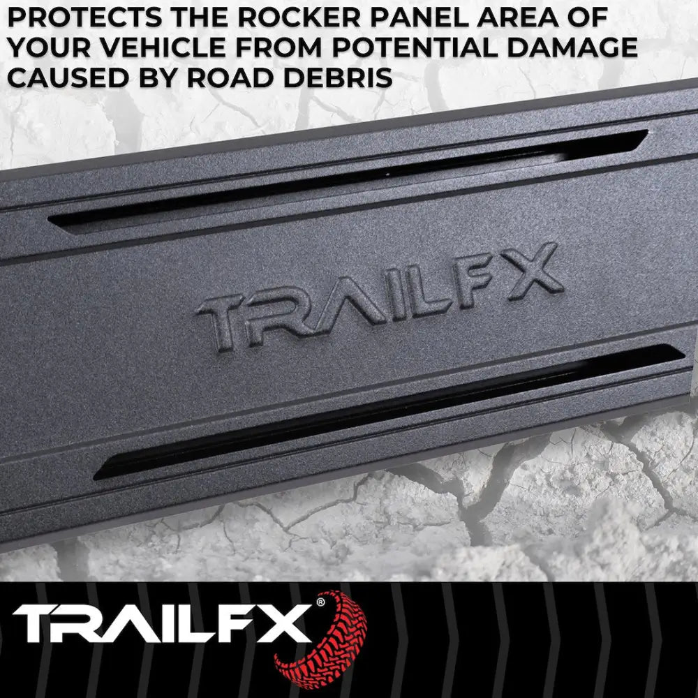 Trailfx Limited Lifetime Warranty Running Board AL6016B - A6 RB Tundra Crew Max