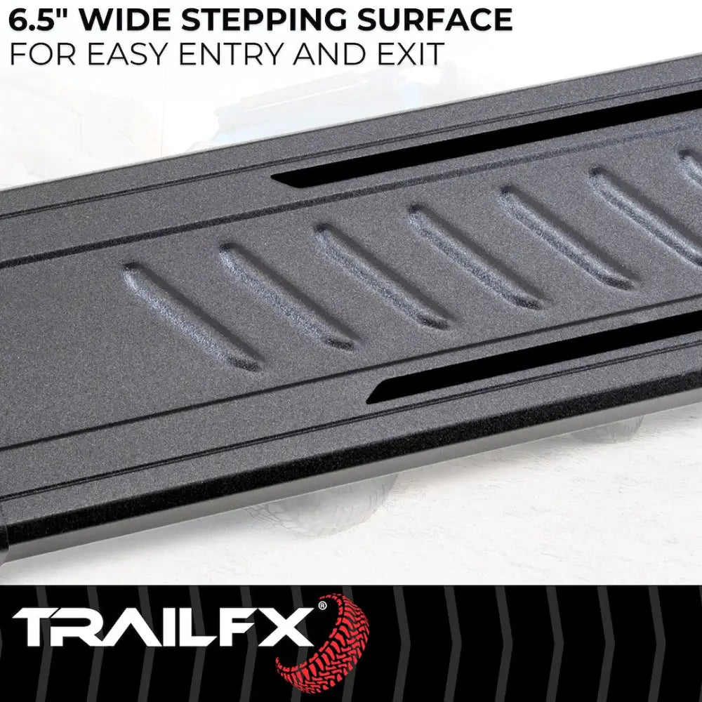 Trailfx Limited Lifetime Warranty Running Board AL6016B - A6 RB Tundra Crew Max