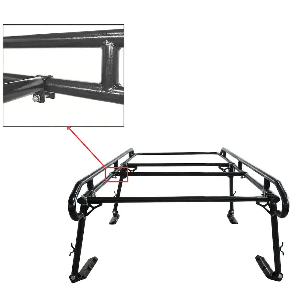 Trailfx FCRB003BK Steel Ladder Rack Cross Bar