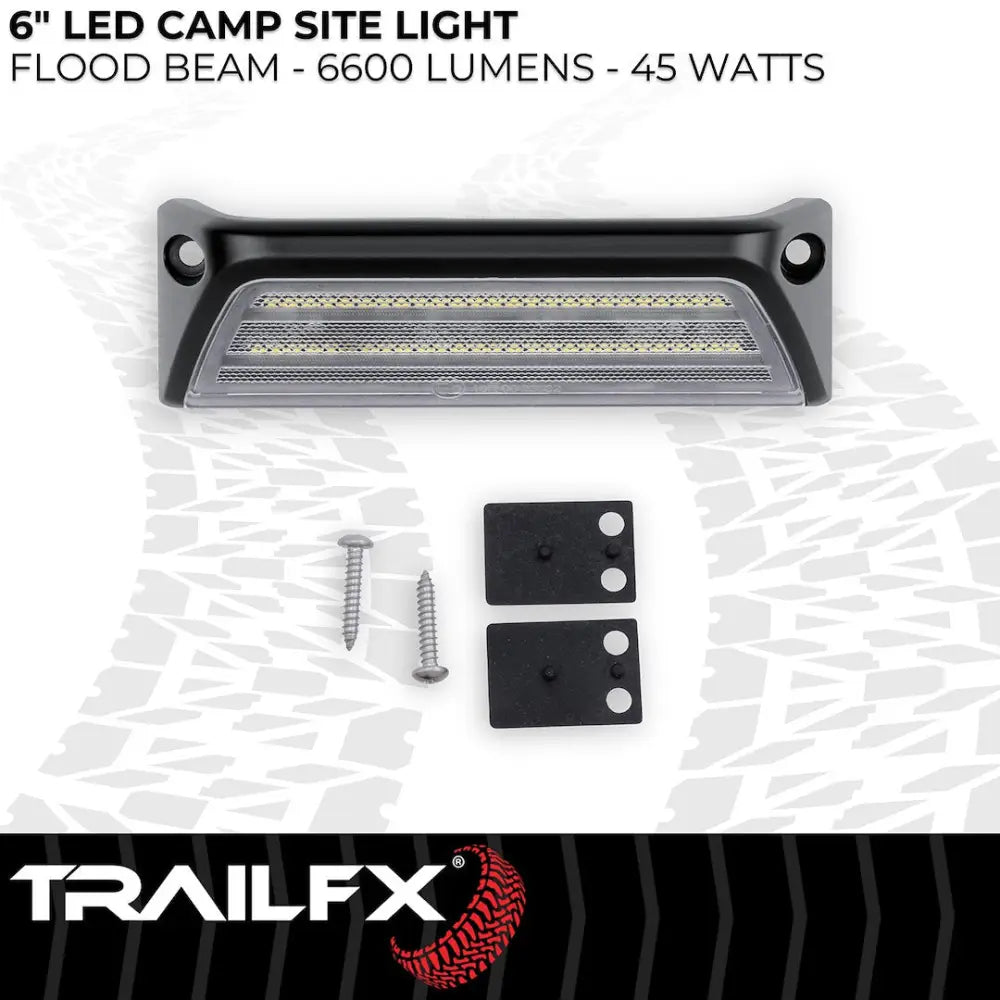 Trailfx Limited Lifetime Warranty Camp Site Light 6SCN45D1 - 6IN Scene 45DEG 52X1W Single