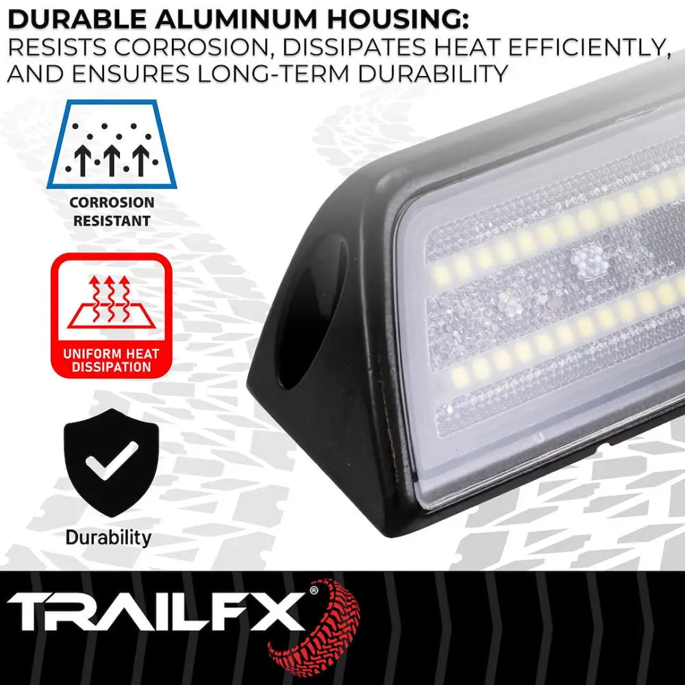Trailfx Limited Lifetime Warranty Camp Site Light 6SCN45D1 - 6IN Scene 45DEG 52X1W Single