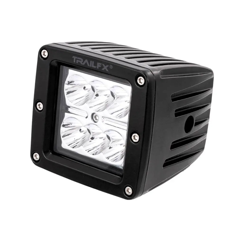 Trailfx Limited Lifetime Warranty Driving/ Fog Light 3X2S2 - 3X2 Pod 6X3W SP PR BK Cvr