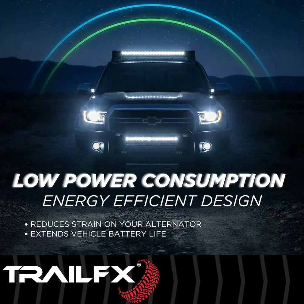 Trailfx Limited Lifetime Warranty Driving/ Fog Light 7RNDF2 - 7IN Rnd 16X5W FL PR BK Ambr CV