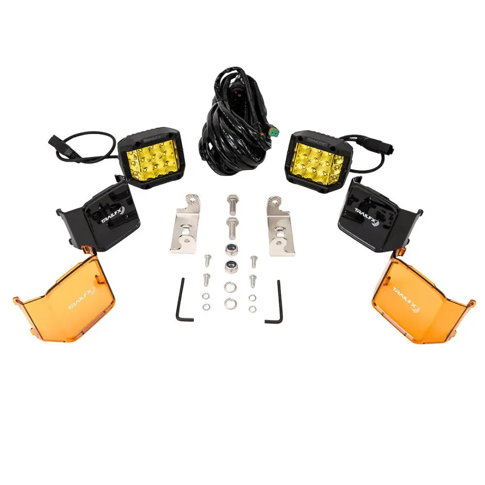 Trailfx Limited Lifetime Warranty Driving/ Fog Light Podsidams2 - Pod SD 15X5W SP Ambr PR BK Cvr