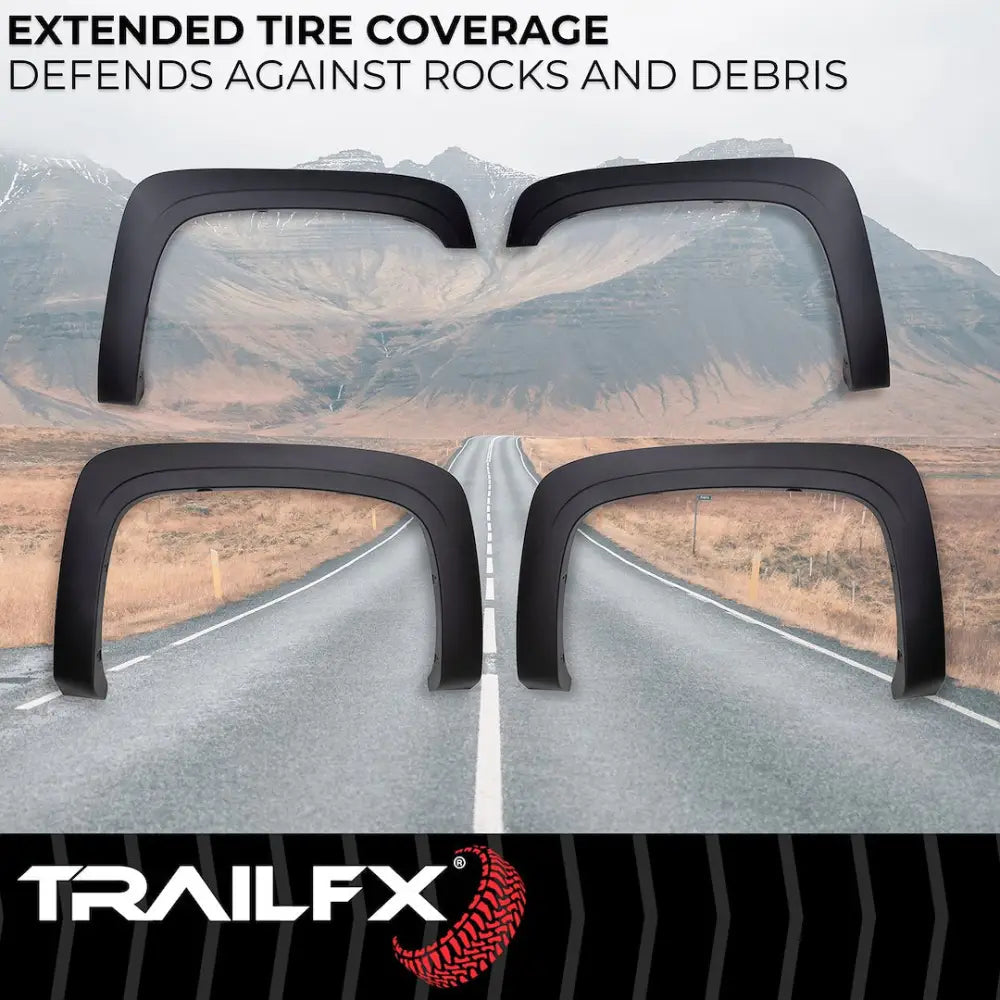 Trailfx Limited Lifetime Warranty Fender Flare TFC3001OE - OE Style Smooth Set
